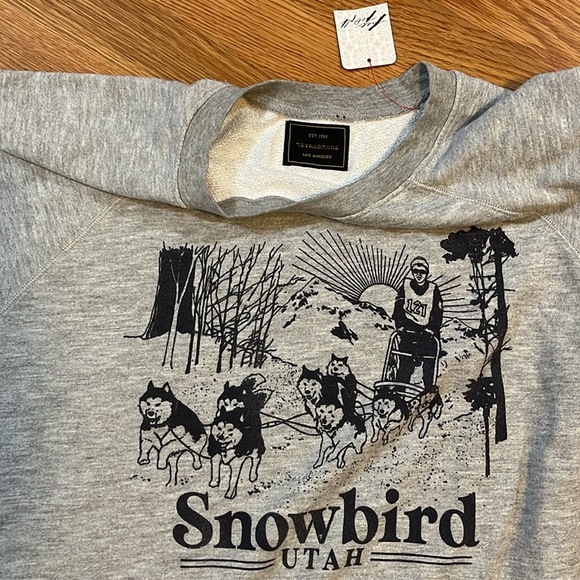 Free People x Retrobrand Snowbird Sweatshirt Size L NWT - Picture 7 of 13